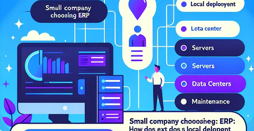  小公司选ERP：本地部署需要额外花多少钱？服务器、机房、IT维护  